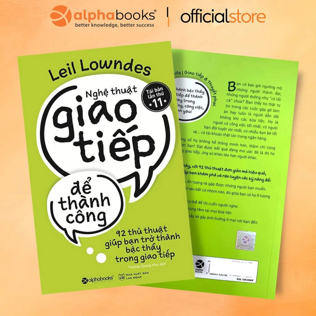 Ảnh Sách - Nghệ Thuật Giao Tiếp Để Thành Công - 92 Thủ Thuật Giúp Bạn Trở Thành Bậc Thầy Trong Giao Tiếp (Tái Bản Mới Nhất) 1