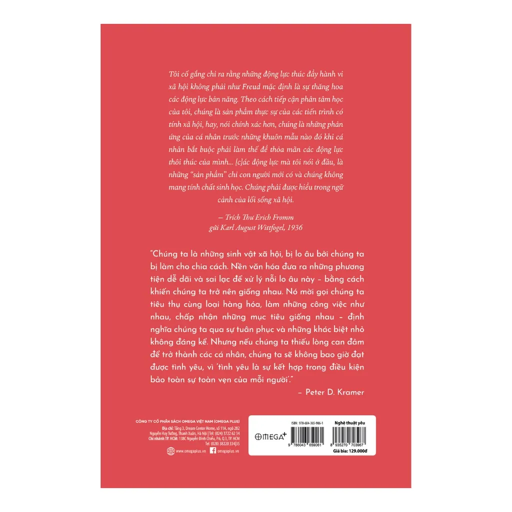 Ảnh Sách - Nghệ Thuật Yêu - The Art of Love (Omega Plus) 3