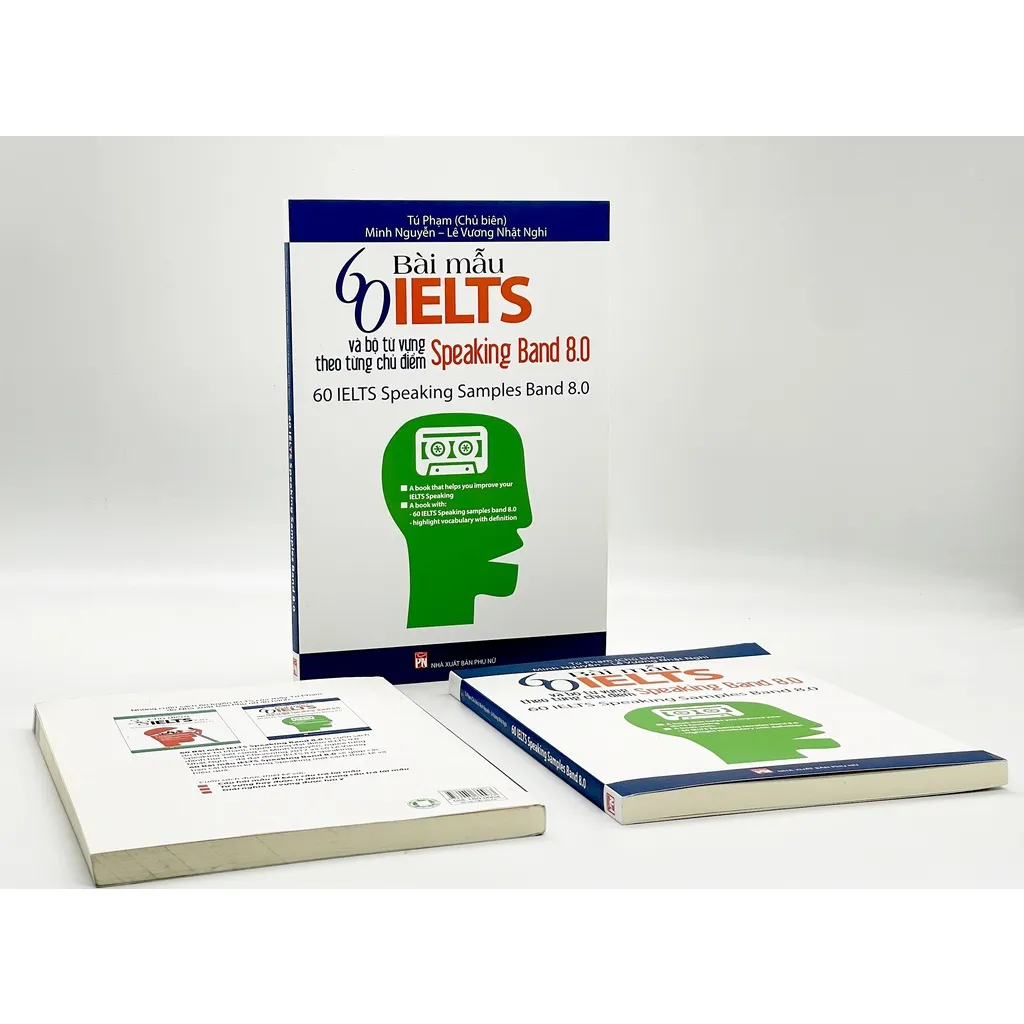 Ảnh Sách - Ngoại Ngữ - 60 Bài Mẫu IELTS Và Bộ Từ Vựng Theo Từng Chủ Đề - Speaking band 8.0 (PN) 3