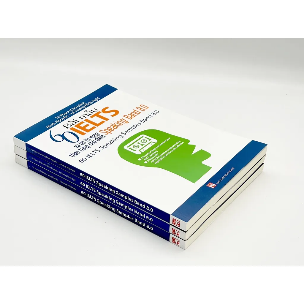 Ảnh Sách - Ngoại Ngữ - 60 Bài Mẫu IELTS Và Bộ Từ Vựng Theo Từng Chủ Đề - Speaking band 8.0 (PN) 4