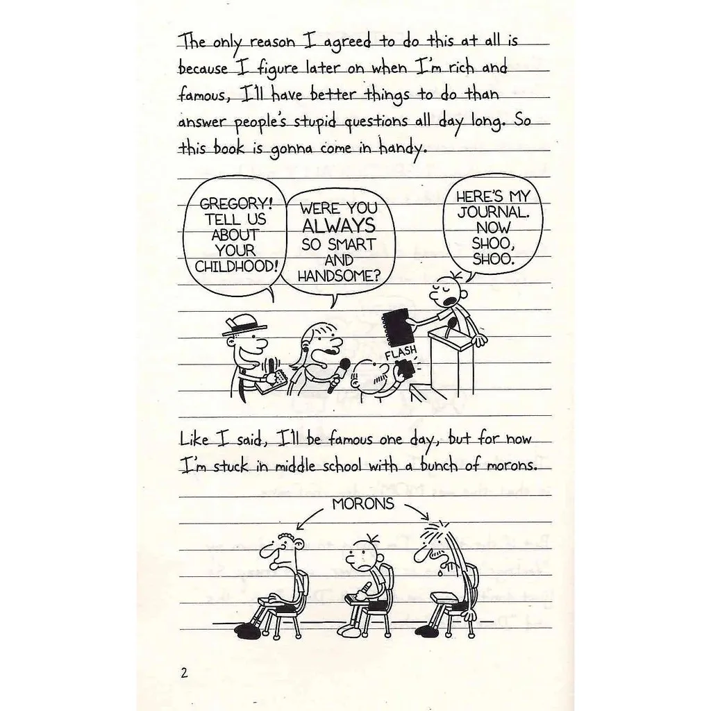 Ảnh Sách Ngoại văn: Diary Of A Wimpy Kid - Vol 1 (Tập 1) 2