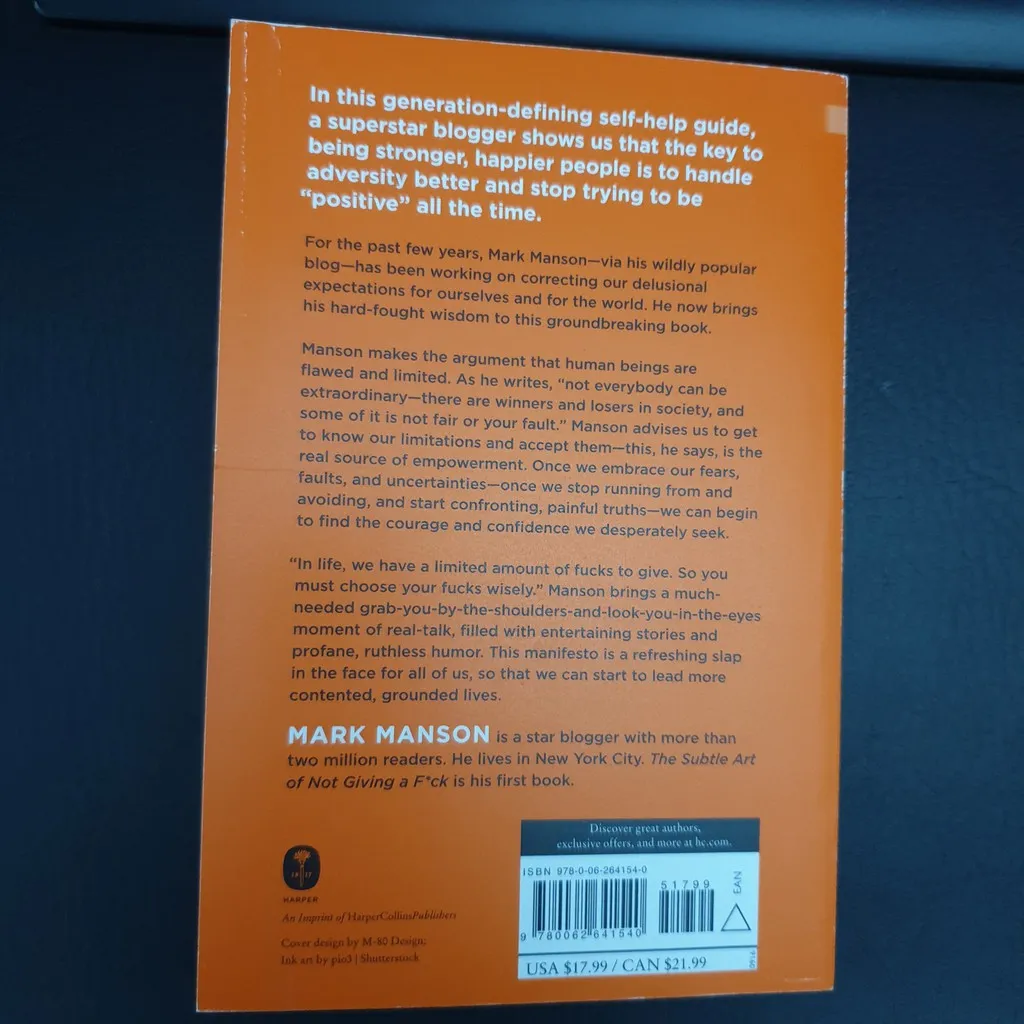 Ảnh Sách ngoại văn: The Subtle Art of Giving A F*ck. 2