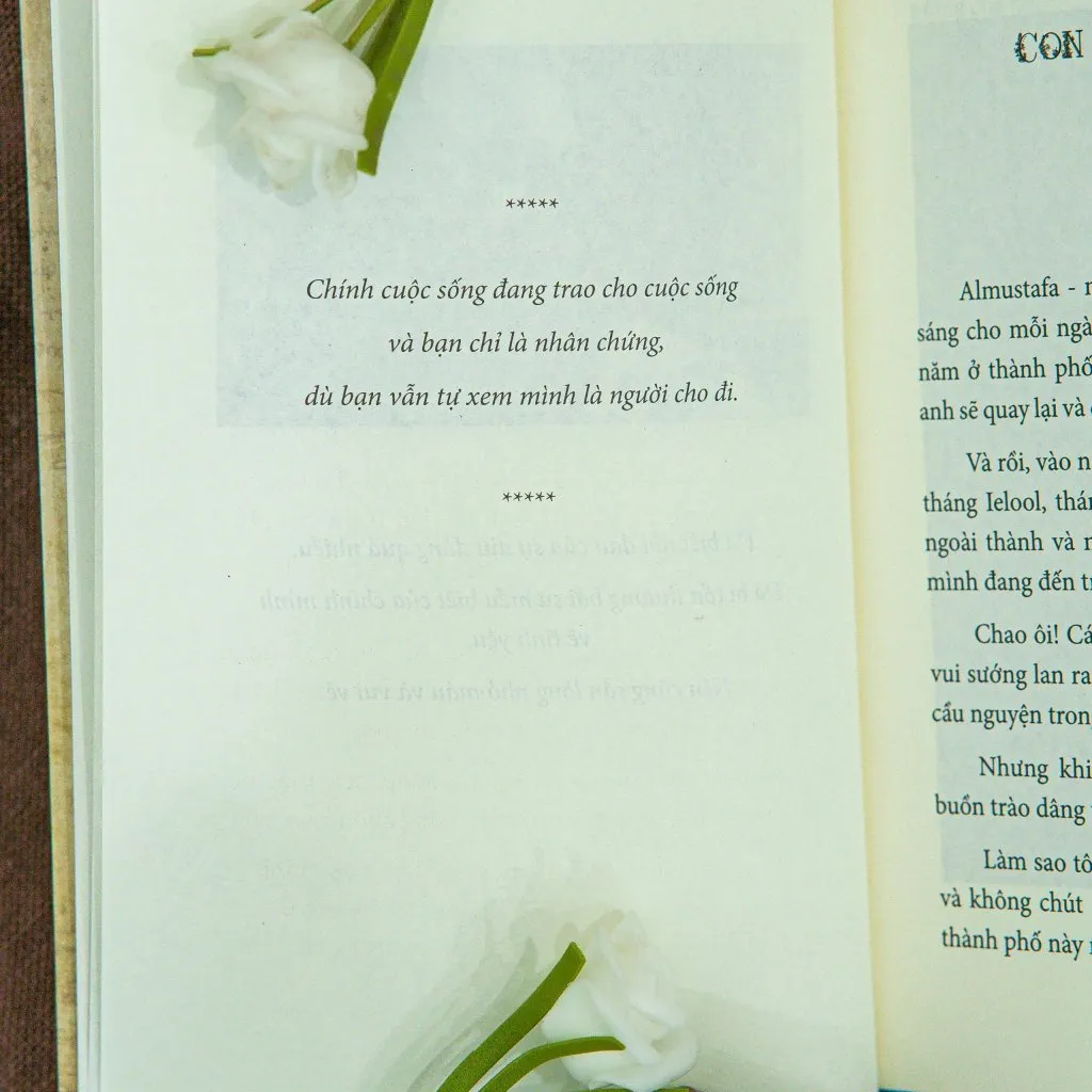 Ảnh Sách Ngôn Sứ ( The Prophet ) Sách tôn giáo tâm linh nghệ thuật sống đẹp - Á Châu Books, bìa mềm 4