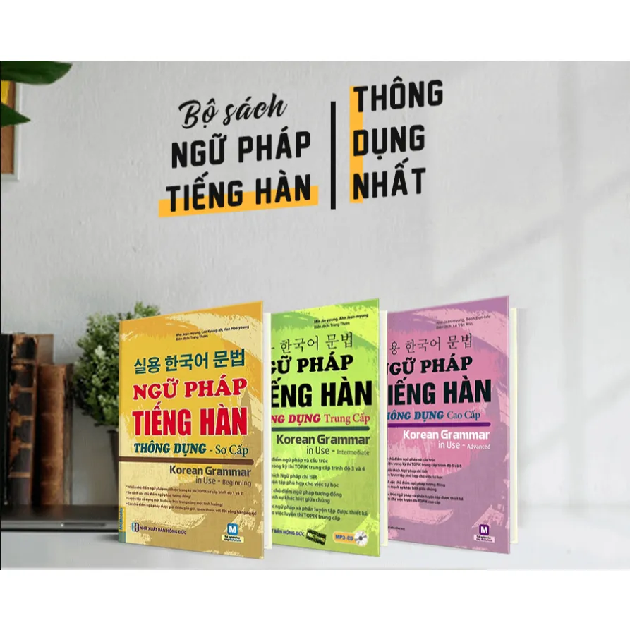Ảnh Sách - Ngữ Pháp Tiếng Hàn Thông Dụng Sơ Cấp - Trung Cấp - Cao Cấp (Combo/Lẻ) 1