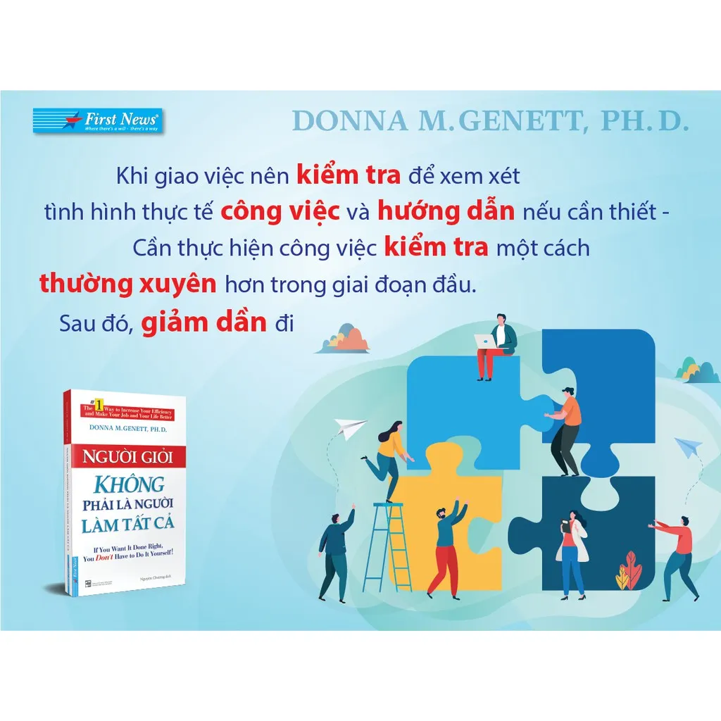 Ảnh Sách Người Giỏi Không Phải Là Người Làm Tất Cả - First News 3