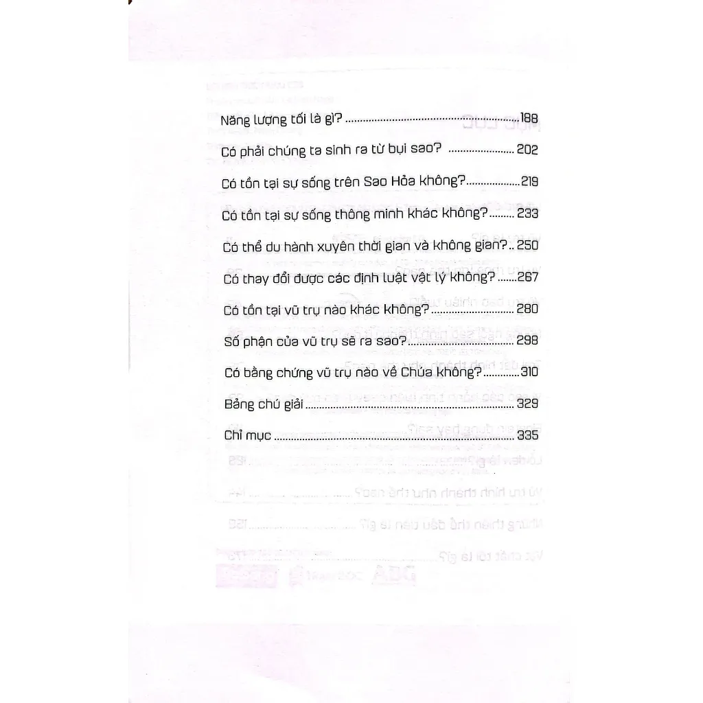 Ảnh Sách - Những câu hỏi lớn: VŨ TRỤ (Stuart Clark, Simon Blackburn) - 20 câu hỏi thế kỷ về Vũ Trụ 4
