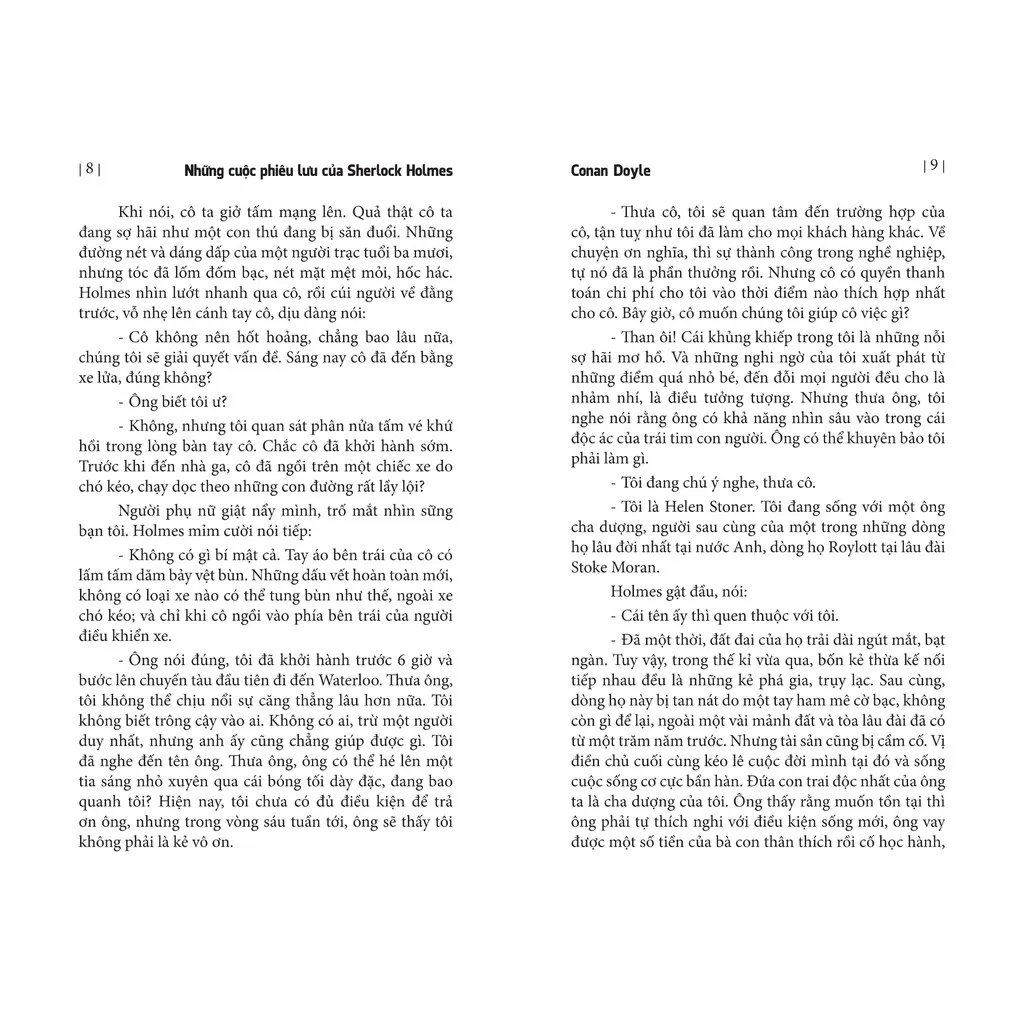 Ảnh Sách - Những Cuộc Phiêu Lưu Của Sherlock Holmes ( ML) 3