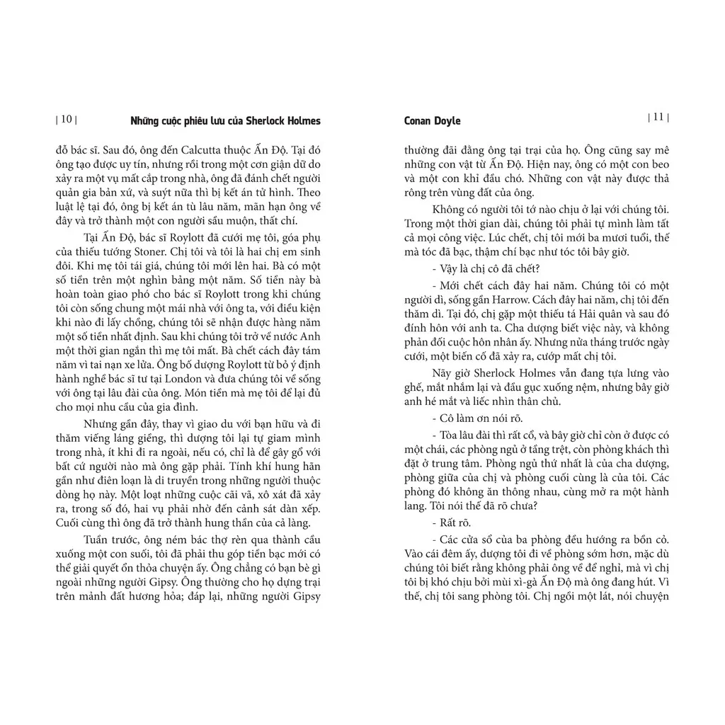 Ảnh Sách - Những Cuộc Phiêu Lưu Của Sherlock Holmes ( ML) 4