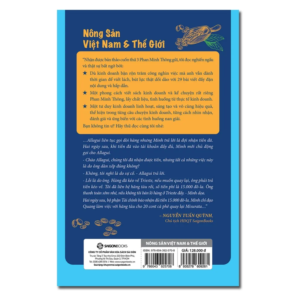 Ảnh SÁCH - Nông Sản Việt Nam & Thế Giới - Tác giả Phan Minh Thông 2