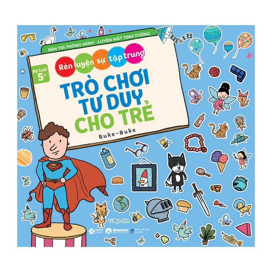 Ảnh Sách (Độ tuổi 5+): Trò Chơi Tư Duy Cho Trẻ: Rèn Trí Thông Minh - Luyện Mắt Tinh Tường (Bộ/Lẻ) 2