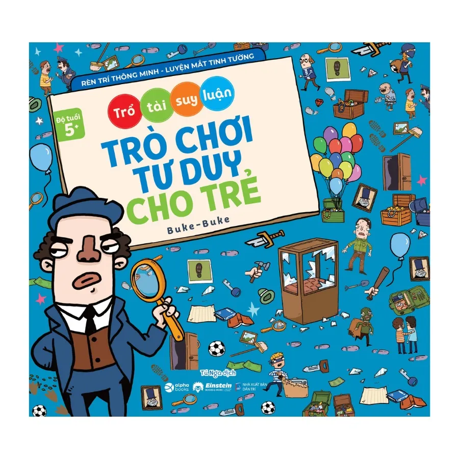 Ảnh Sách (Độ tuổi 5+): Trò Chơi Tư Duy Cho Trẻ: Rèn Trí Thông Minh - Luyện Mắt Tinh Tường (Bộ/Lẻ) 3