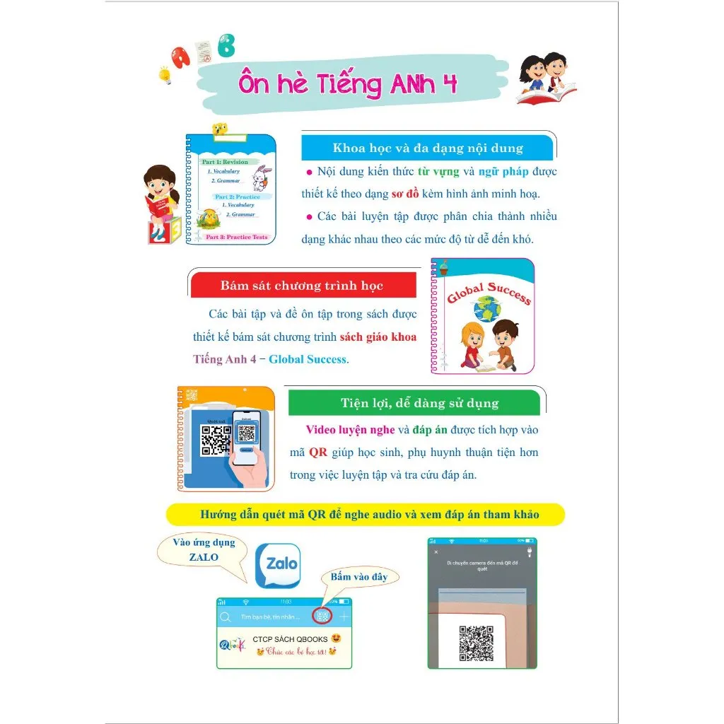 Ảnh Sách - Ôn Hè Tiếng Anh Lớp 4 - Dành cho học sinh lớp 4 lên 5 1