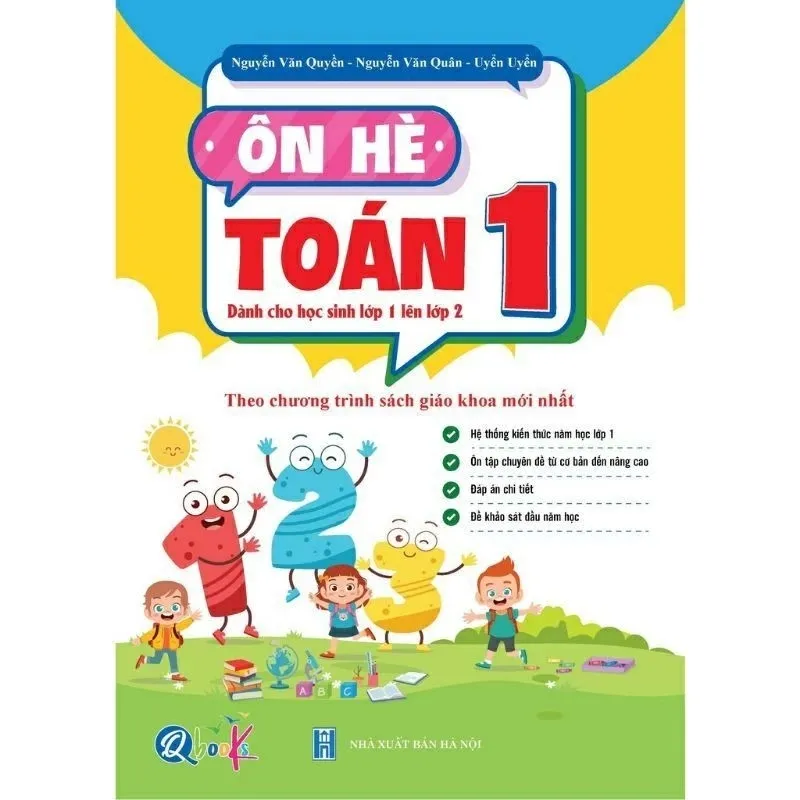Ảnh Sách - Ôn Hè Toán Và Tiếng Việt Lớp 1 - Dành Cho Học Sinh Lớp 1 Lên Lớp 2 2