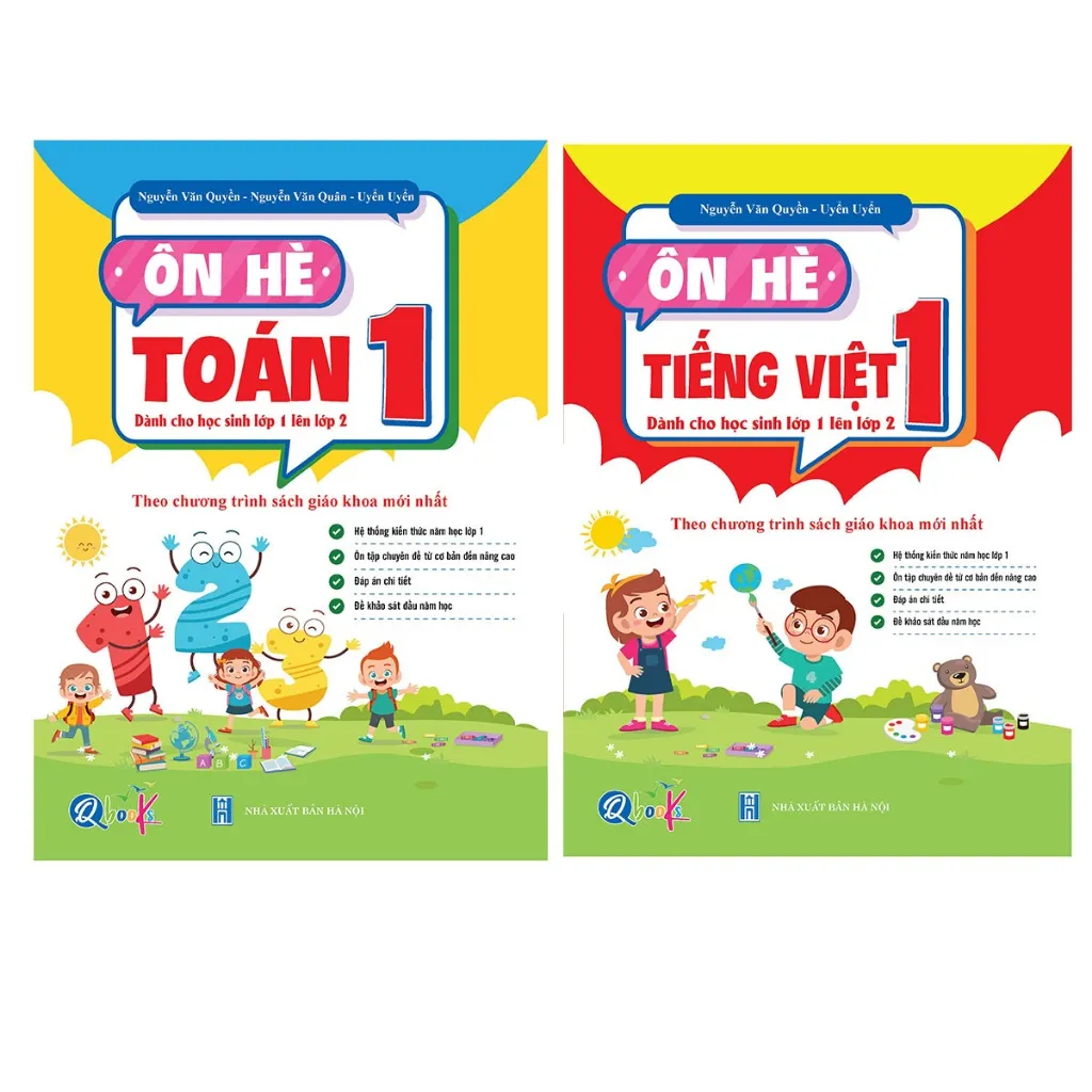 Ảnh Sách - Ôn Hè Trọn Bộ Các Lớp 1-2-3-4-5 (Cấp Tiểu Học) 2