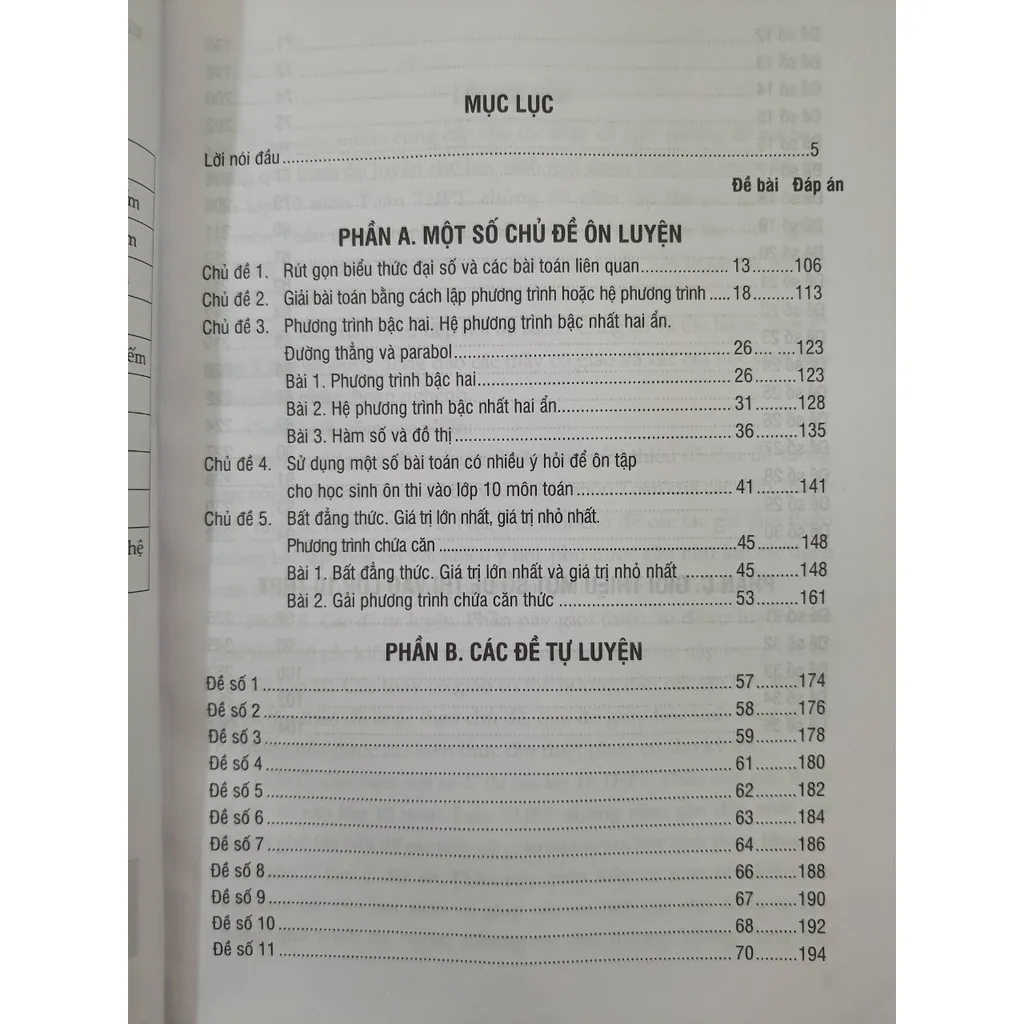 Ảnh Sách - Ôn luyện thi vào lớp 10 môn Toán 2