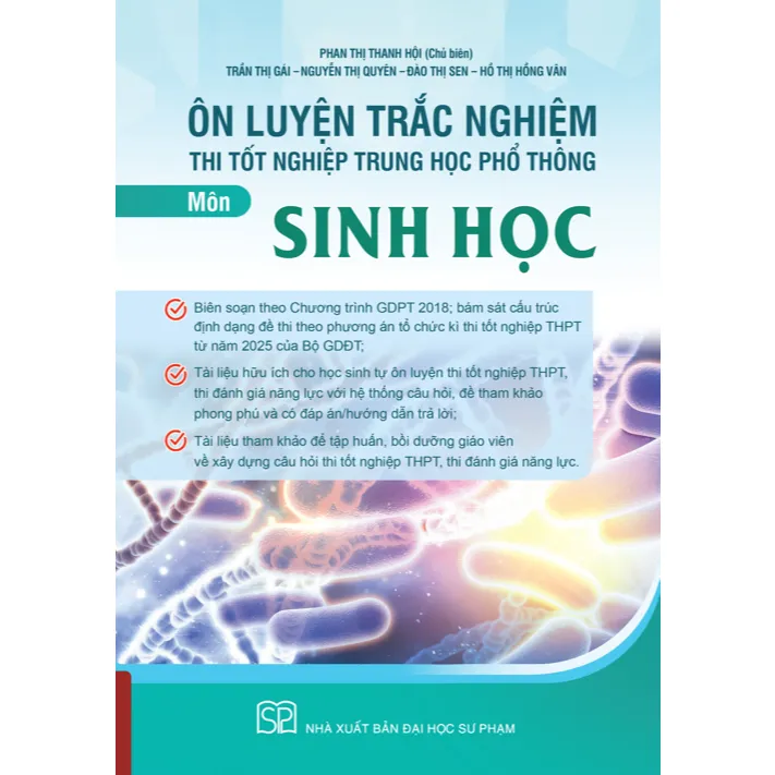 Ảnh Sách - Ôn luyện trắc nghiệm thi tốt nghiệp trung học phổ thông môn Sinh học 1