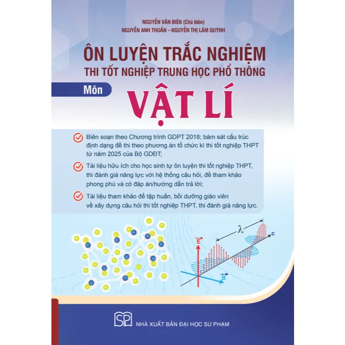 Ảnh Sách - Ôn luyện trắc nghiệm thi tốt nghiệp trung học phổ thông môn Vật lí 2