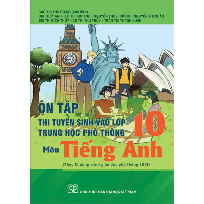 Ảnh Sách - Ôn tập thi tuyển sinh vào lớp 10 trung học phổ thông môn Tiếng Anh (Chương trình GDPT 2018) 1