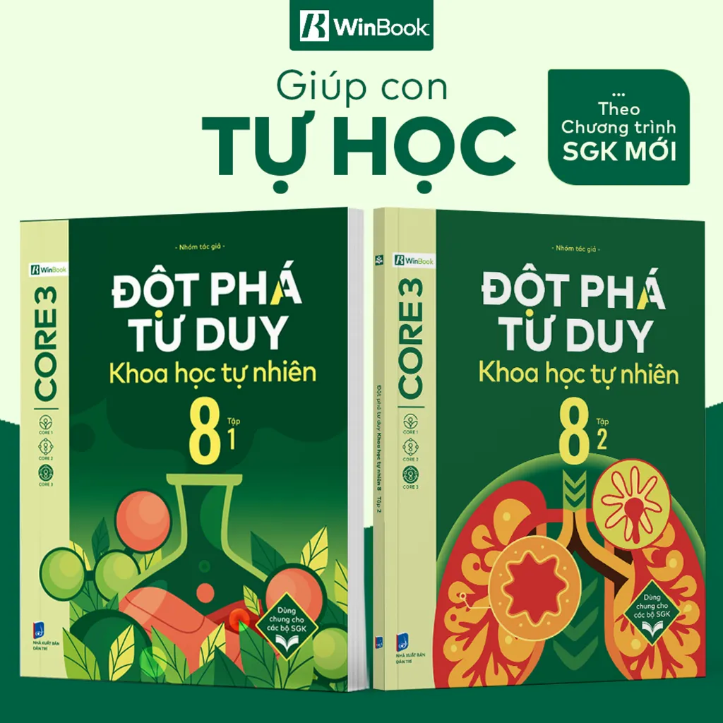 Đột phá Tư duy Khoa học tự nhiên 8: Sách Tự học & Ôn thi hiệu quả
