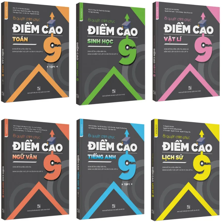 Ảnh Sách - Đột phá tư duy Toán, Văn, Sử, Địa, Khoa Học Tự Nhiên Lớp 9 - in màu - Dùng chung cho các bộ SGK chương trình mới 3
