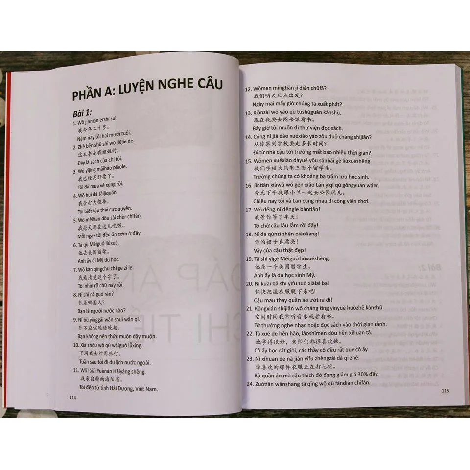 Ảnh Sách - Phân tích đáp án các bài tập luyện dịch Tiếng Trung + Hack nhanh kỹ năng nghe Tiếng Trung 1