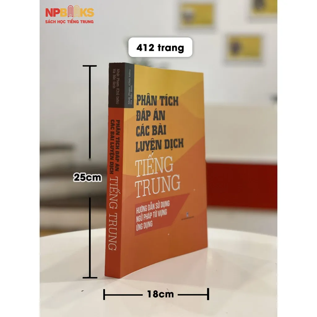 Ảnh Sách - Phân tích đáp án các bài tập luyện dịch tiếng trung 1