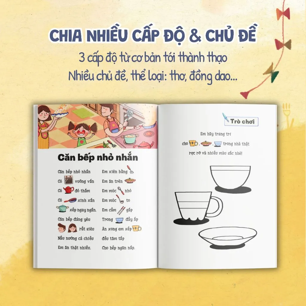Ảnh Sách phát triển tư duy - Đọc tranh nhớ chữ - sách thơ cho bé tập đọc Crabit Kidbooks 1
