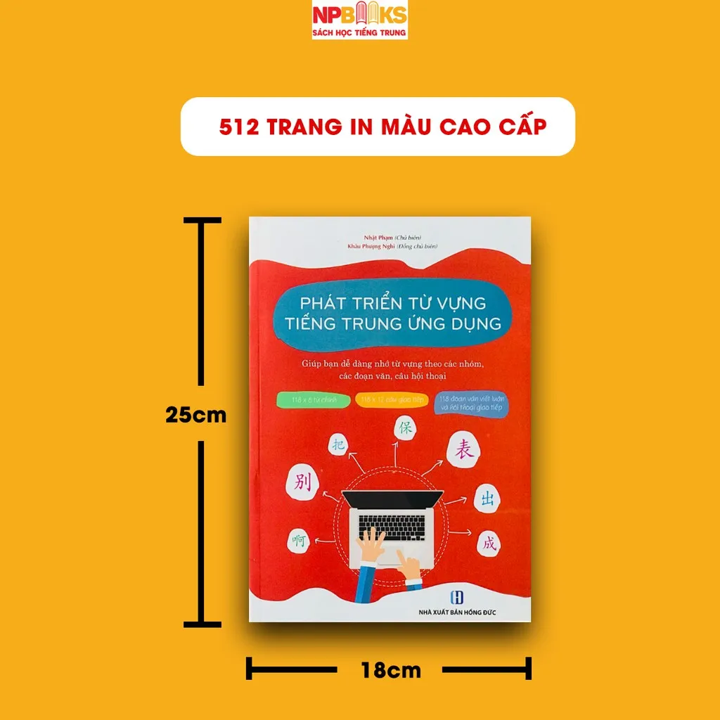 Ảnh Sách - Phát triển từ vựng tiếng Trung ứng dụng - Phiên bản mới có video 1