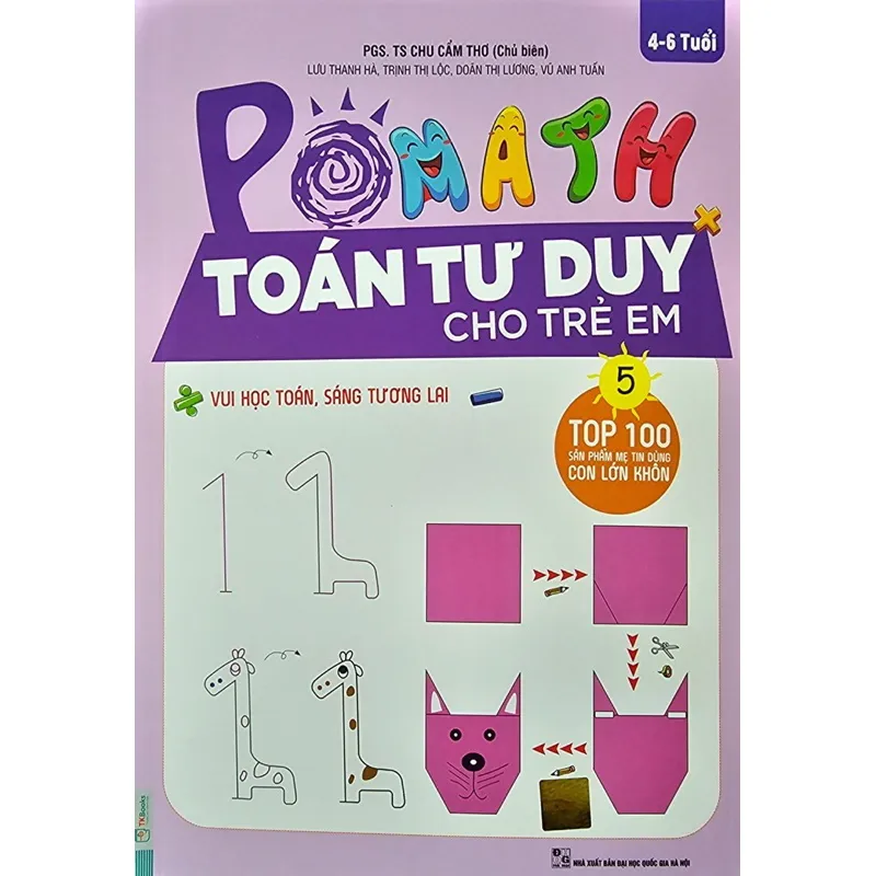Ảnh Sách Pomath - Toán tư duy cho trẻ em (Bộ 6 cuốn lẻ tùy chọn) 1