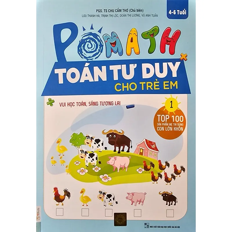 Ảnh Sách Pomath - Toán tư duy cho trẻ em (Bộ 6 cuốn lẻ tùy chọn) 3