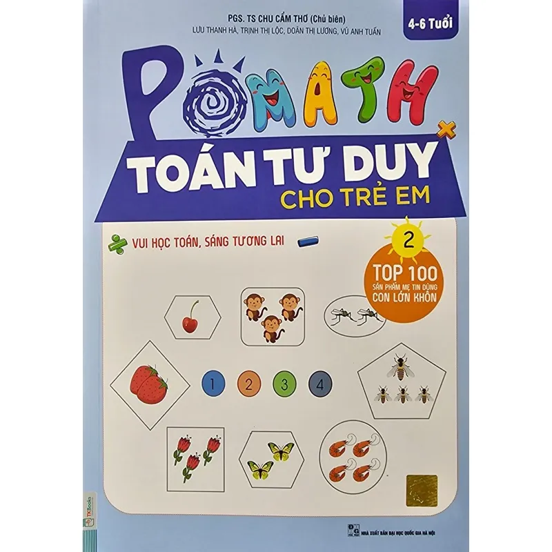 Ảnh Sách Pomath - Toán tư duy cho trẻ em (Bộ 6 cuốn lẻ tùy chọn) 4