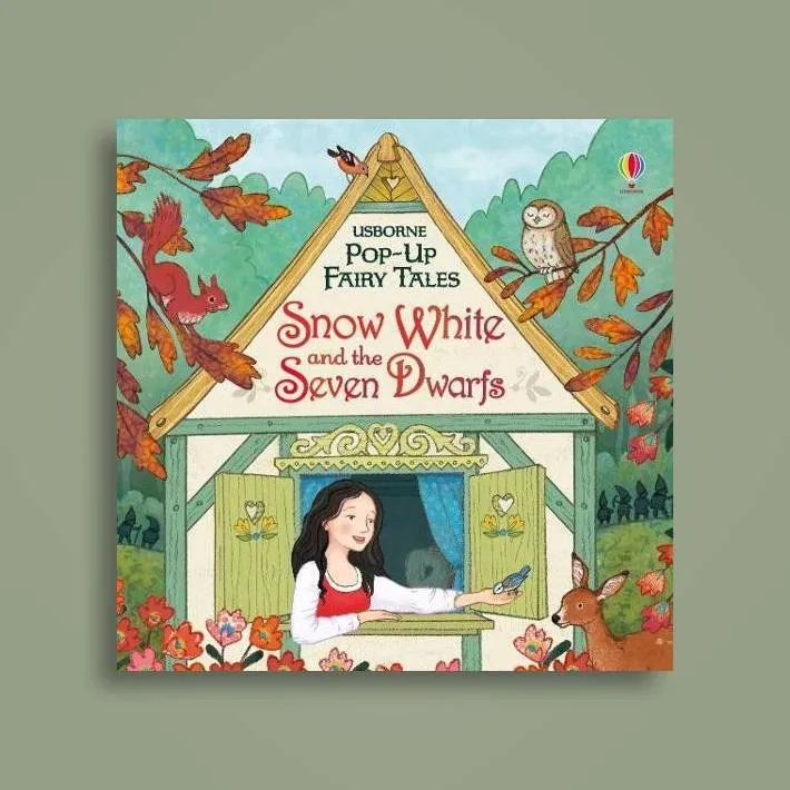 Ảnh Sách Pop Up - Snow White And The Seven Dwarfs - Truyện kể tiếng anh Bạch tuyết và Bảy Chú Lùn bằng giấy 3D cho bé 1