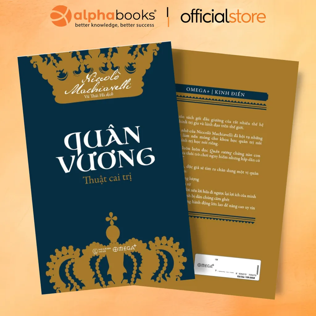 Ảnh Sách > Quân Vương Thuật Cai Trị - Tìm Ra Chân Dung Vị Quân Vương Hình Mẫu (Omega Plus) 1