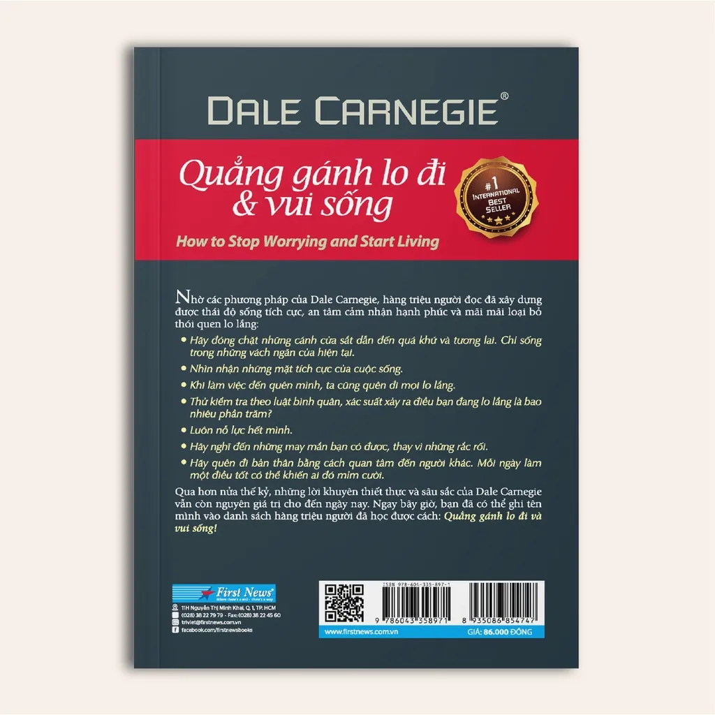 Ảnh Sách Quẳng Gánh Lo Đi Và Vui Sống (Khổ Nhỏ) - FirstNews 3