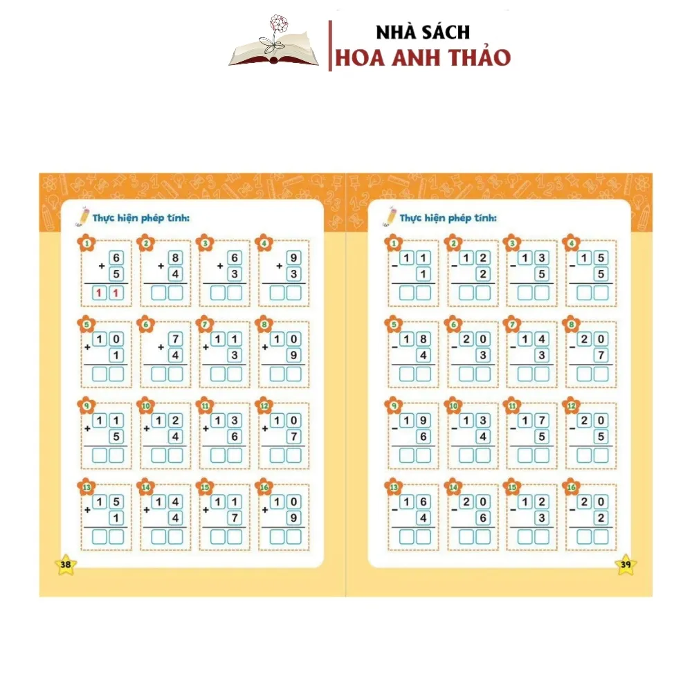 Ảnh Sách - Rèn Kỹ Năng Cộng Trừ Trong Phạm Vi 20 - Giúp Tính Toán Nhanh Cho Trẻ 4-6 Tuổi 4