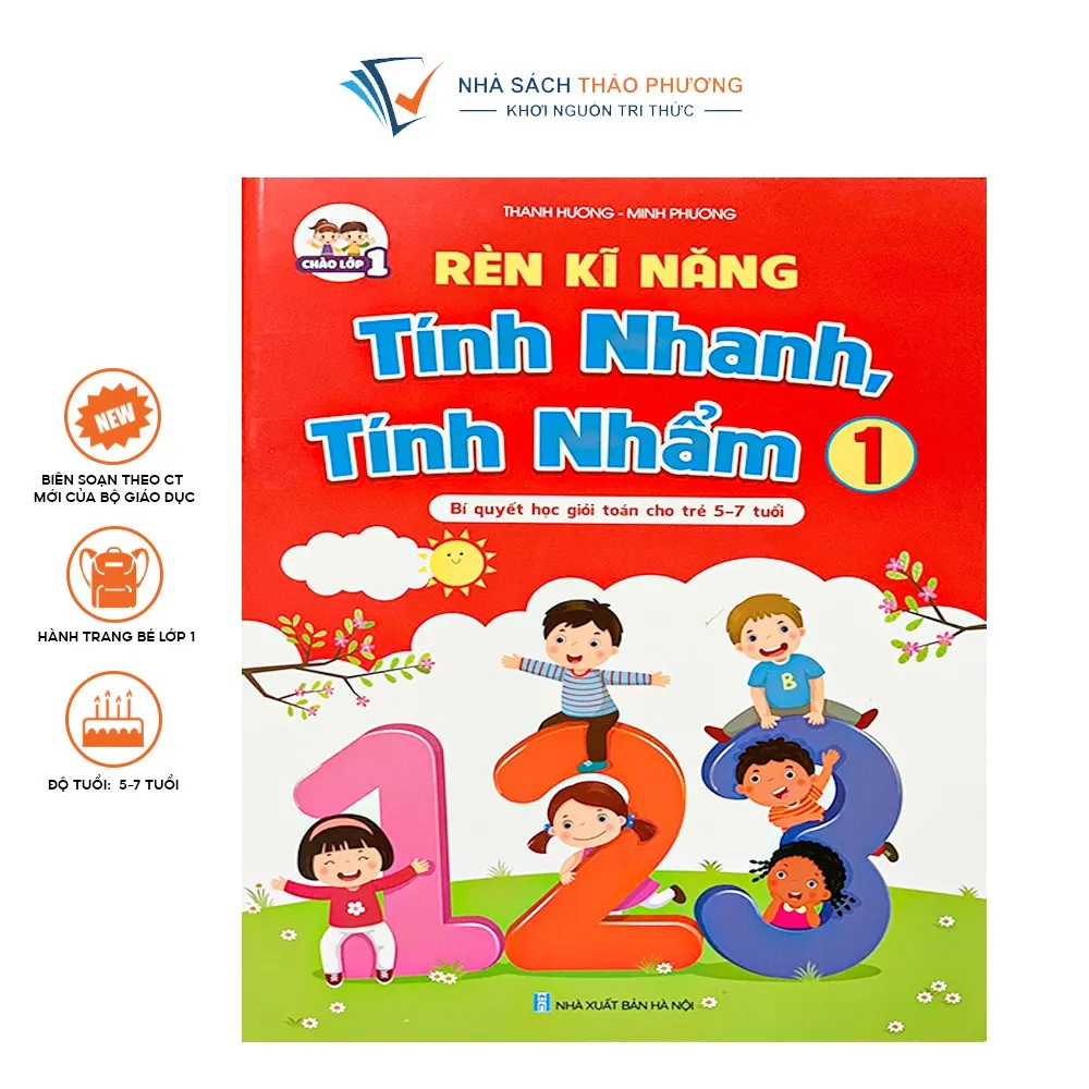 Sách Rèn Kỹ Năng Tính Nhanh Tính Nhẩm: Bí Quyết Học Giỏi Toán Cho Bé Tiểu Học