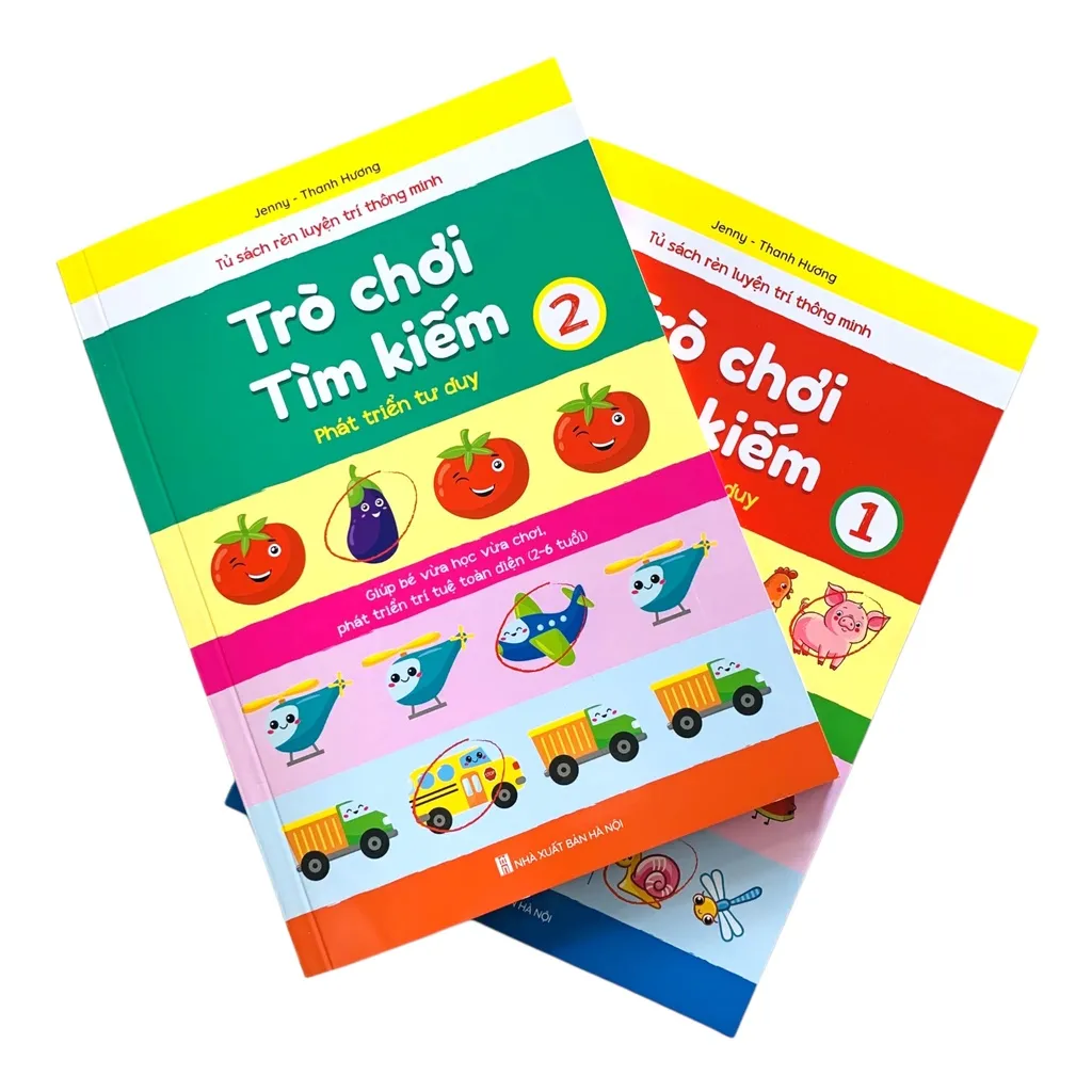 Ảnh Sách Rèn Luyện Trí Thông Minh - Trò Chơi Tìm Kiếm Phát Triển Tư Duy (2 Cuốn) 1