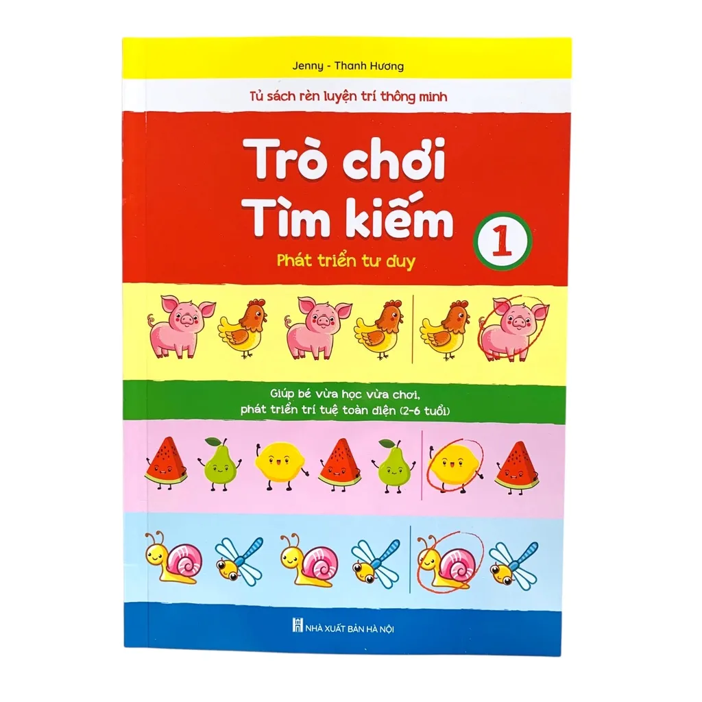 Ảnh Sách Rèn Luyện Trí Thông Minh - Trò Chơi Tìm Kiếm Phát Triển Tư Duy (2 Cuốn) 2