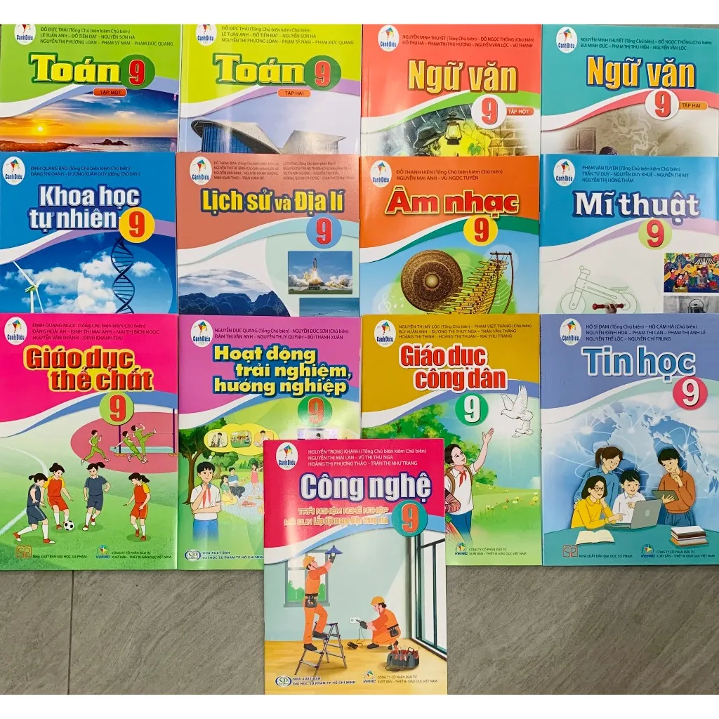 Ảnh Sách - Sách giáo khoa lớp 9 - chương trình cánh diều (lẻ) + bán kèm 1 quyển vở viết 2
