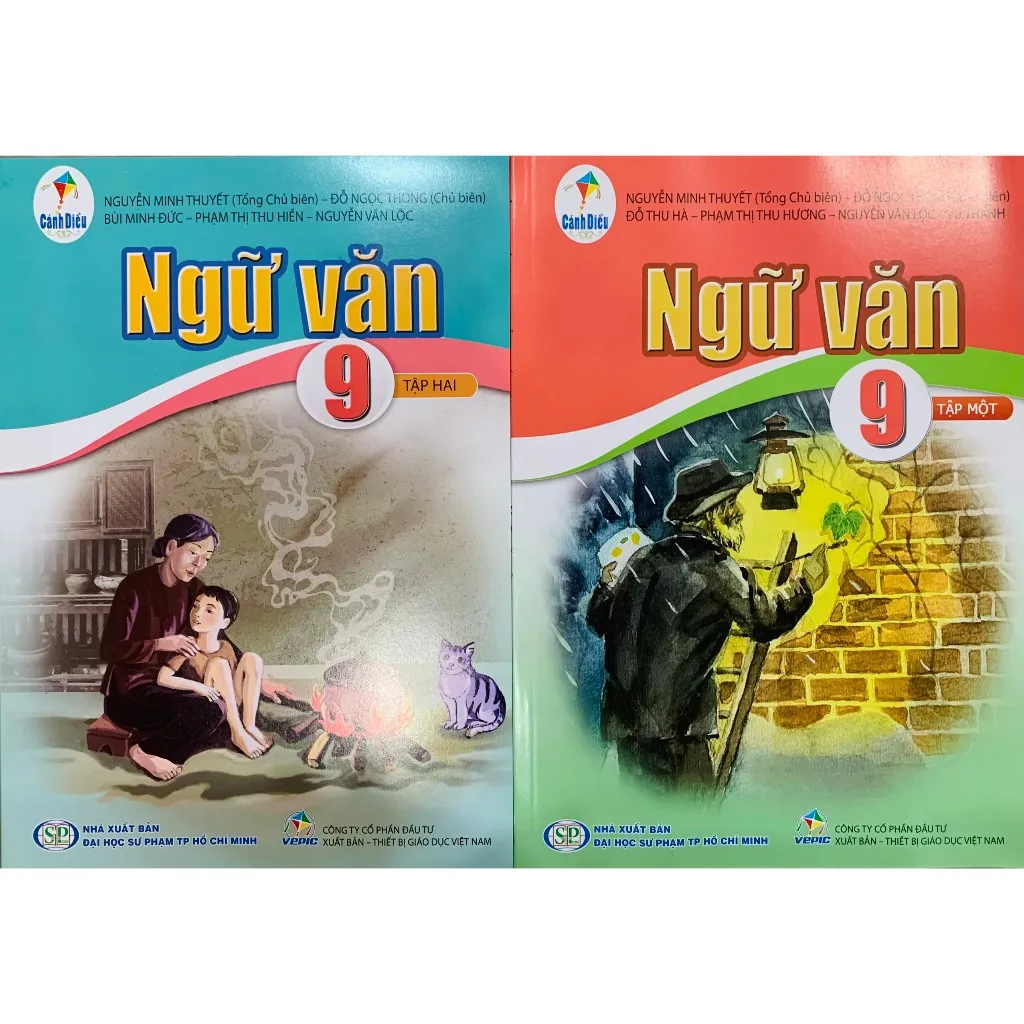 Ảnh Sách - Sách giáo khoa lớp 9 - chương trình cánh diều (lẻ) + bán kèm 1 quyển vở viết 4
