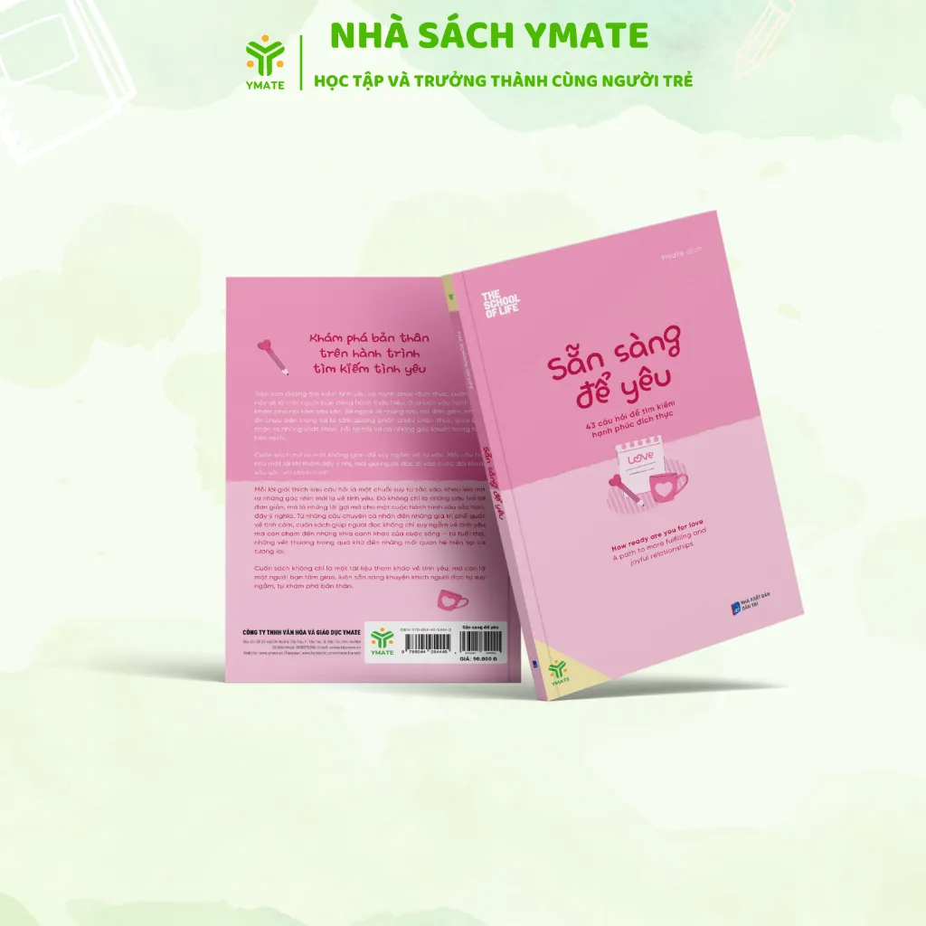 Ảnh Sách - Sẵn Sàng Để Yêu - Tìm Kiếm Hanh Phúc Đích Thực - Sách Tình Yêu - YMATE 2