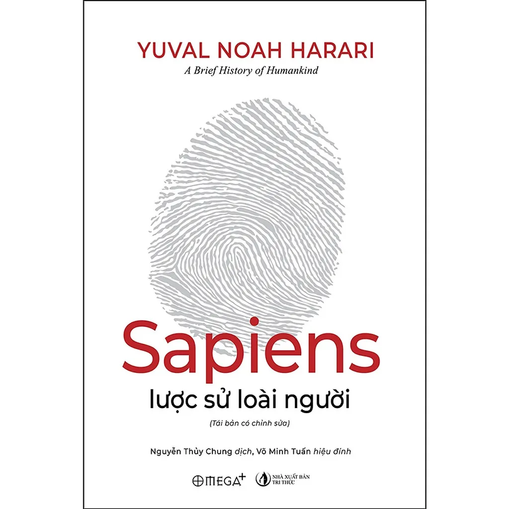 Ảnh Sách - Sapiens Lược Sử Loài Người - Câu chuyện lịch sử lớn về nền văn minh nhân loại (Tái Bản Mới Nhất) - Omega Plus 3