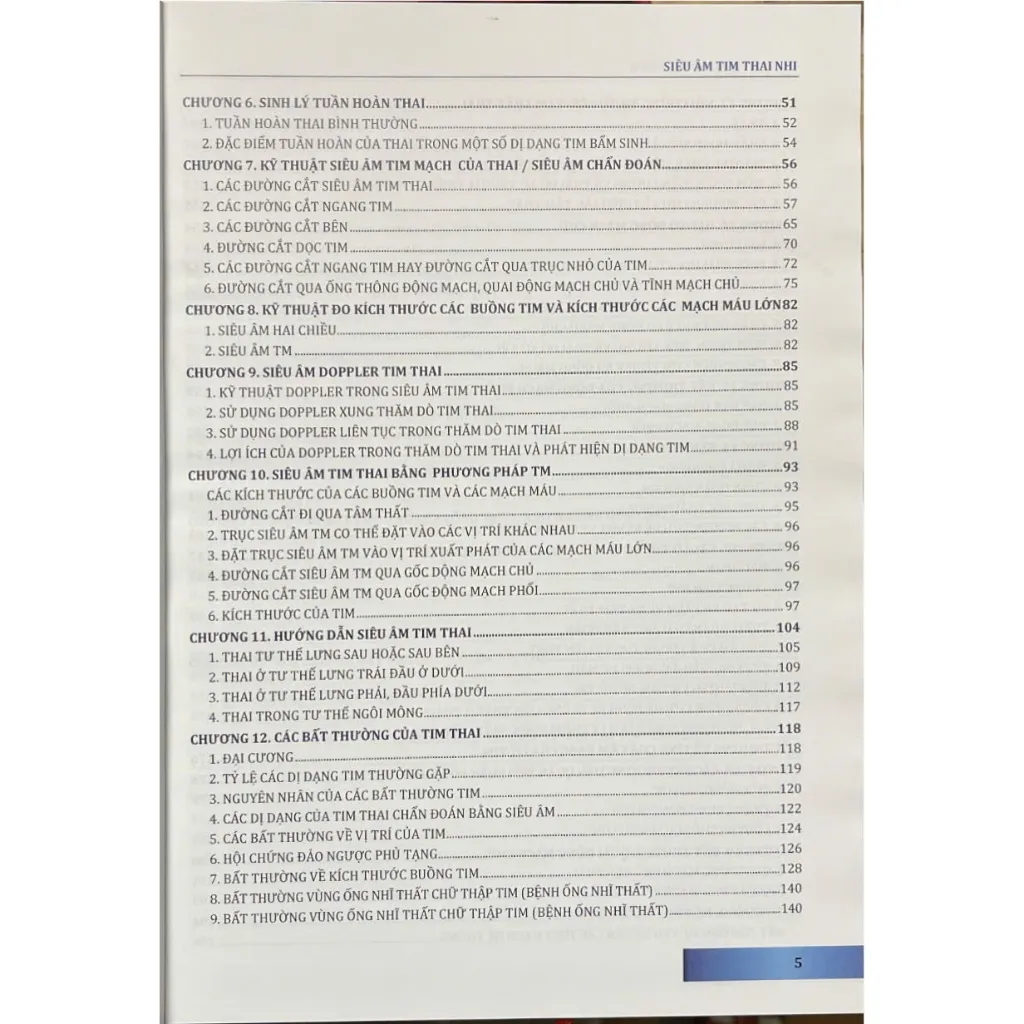 Ảnh Sách - Siêu âm tim thai nhi (sách chuyên khảo) 3