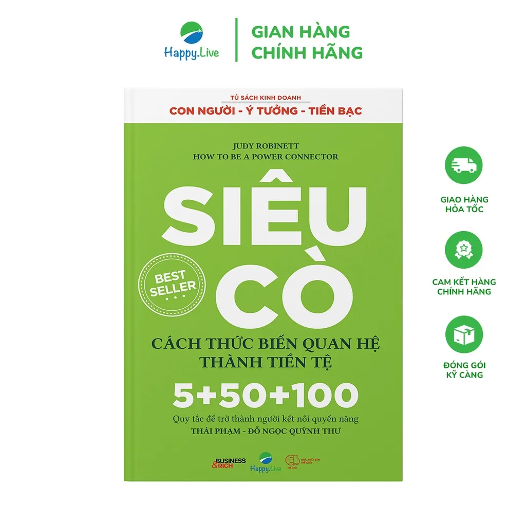 Ảnh Sách Siêu Cò - How To Be A Power Connector - Happy Live 1
