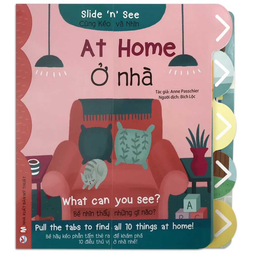 Ảnh Sách - Slide n See - Cùng kéo và nhìn (Dành cho trẻ 2+) - Bộ 4 quyển lẻ tùy chọn 3