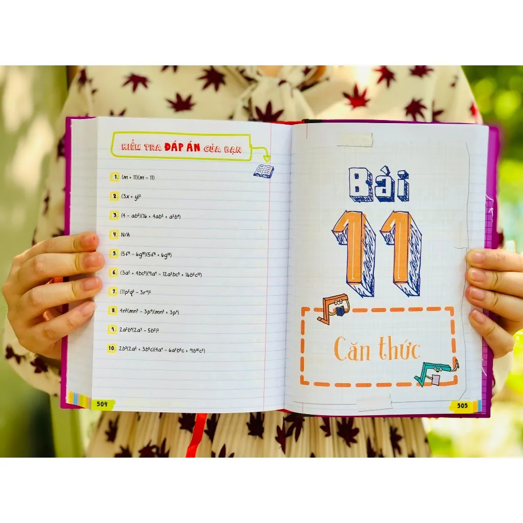 Ảnh Sách Sổ Tay Đại Số sách toán nâng cao lớp 8 đến lớp 12 Bìa cứng 626 trang - Á Châu Books 3