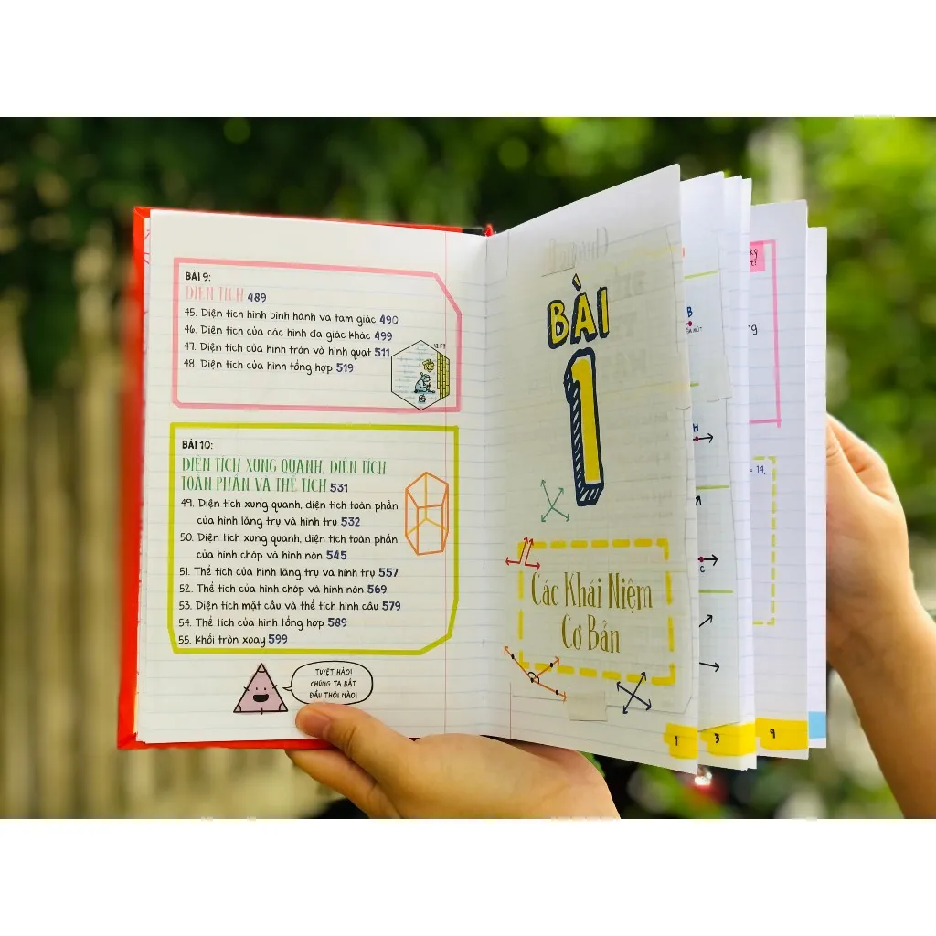 Ảnh Sách - Sổ Tay Hình Học, Tổng Hợp Kiến Thức Hình Học Từ Lớp 8 Đến THPT, Bìa Cứng, In Màu 4