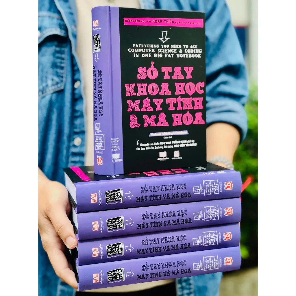 Ảnh Sách Sổ tay khoa học máy tính và mã hóa sách học ngôn ngữ lập trình Bìa cứng 580 trang Á Châu Books 2