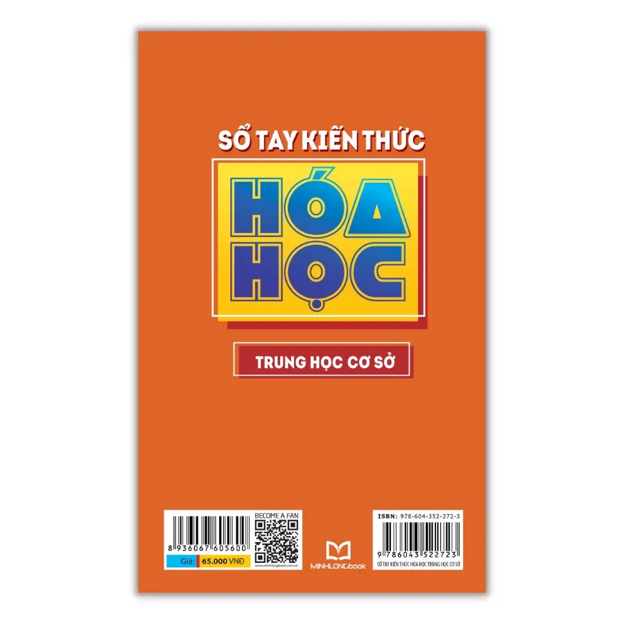Ảnh Sách - Sổ tay kiến thức Hóa học Trung học cơ sở 1