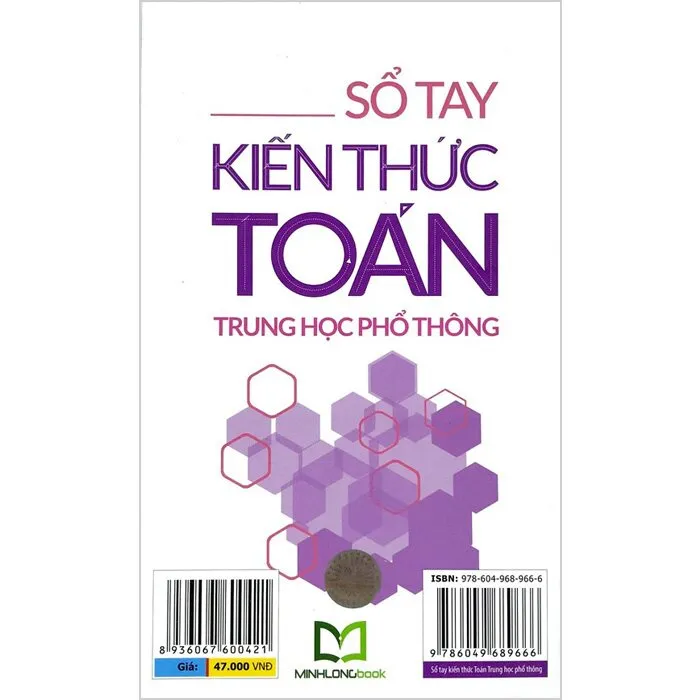 Ảnh Sách - Sổ tay kiến thức toán trung học phổ thông - 2022 1